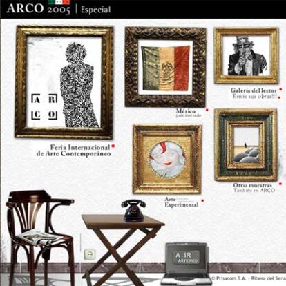 Pantalla del especial de ARCO.