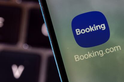 Una imagen de la aplicación móvil de Booking.com