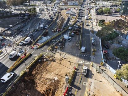 Les obres de la plaça de les Glòries tindran impacte en el servei de Rodalies.