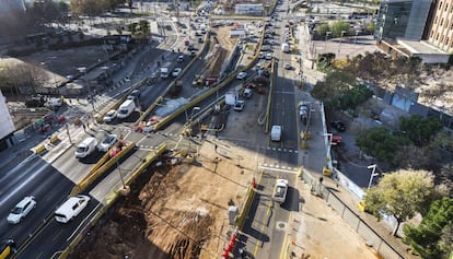 Les obres de la plaça de les Glòries tindran impacte en el servei de Rodalies.