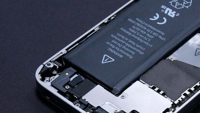 Batería de un iPhone de Apple