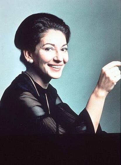 Maria Callas, en el documental sobre sus recitales de Hamburgo entre  1959 y 1962.