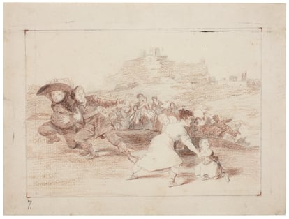 'Yo lo vi', dibujo de Goya no expuesto en el Museo del Prado.