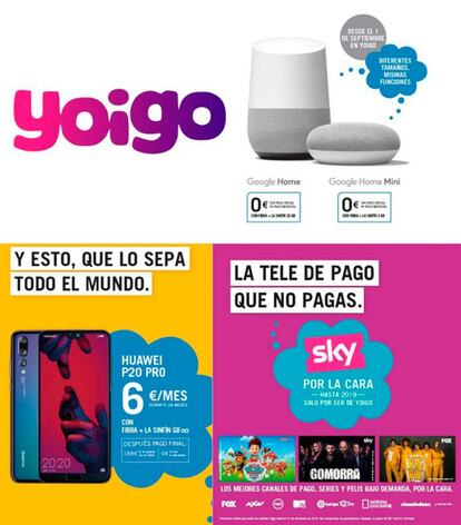 Yoigo echa el resto con sus promociones para septiembre