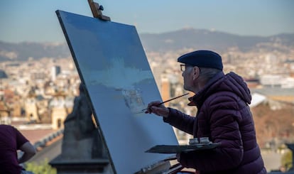 Antonio López, aquest dimecres, a Barcelona.