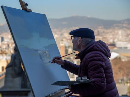 Antonio López, aquest dimecres, a Barcelona.