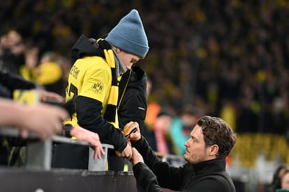 Edin Terzic, entrenador del Borussia Dortmund