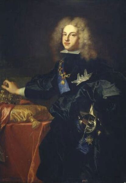 'Felipe V', de Hyacinthe Rigaud (1701).