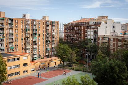 Viviendas del barrio de Sant Andreu, en Barcelona, el pasado octubre.