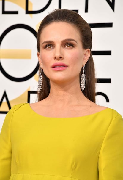 Natalie Portman, espectacular a su llegada a la alfombra roja.