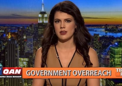 Bre Payton, en una de sus intervenciones televisivas.