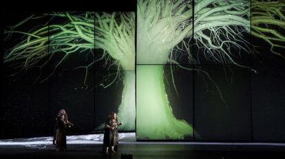 Ensayo de la ópera de Wagner 'Die Walküre' en el Palau de les Arts.