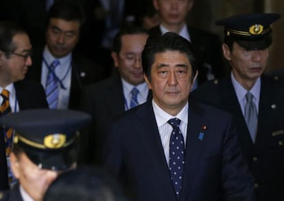 El primer ministro japonés Shinzo Abe, el día 3 en Tokio.