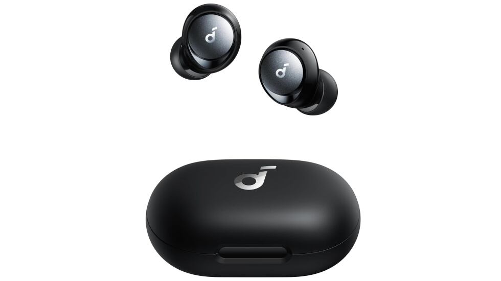 Auriculares inalámbricos con carga rápida.