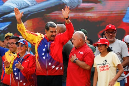 Nicolas Maduro en campaña electoral