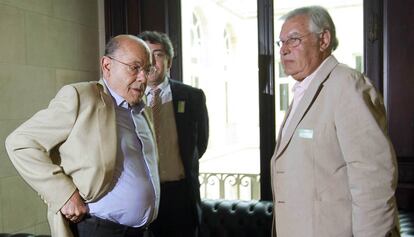 Fèlix Millet (esq.) i Jordi Montull, el 2010.