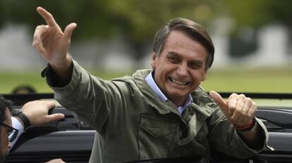 El presidente de Brasil, Jair Bolsonaro, en una imagen de archivo.