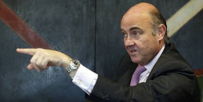 El ministro de Economía, Luis de Guindos.