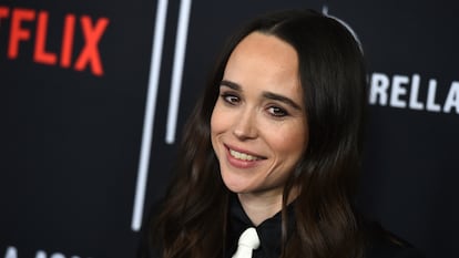 A atriz Ellen Page em Los Angeles em 2019.