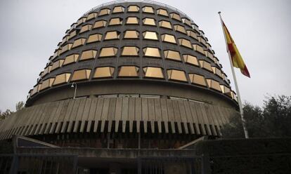 Fachada exteior del Tribunal Constitucional