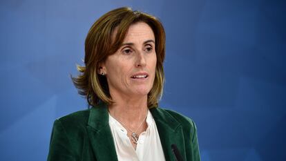 Marcela Cubillos al ser nombrada ministra de Educación de Sebastián Piñera, en agosto de 2018.