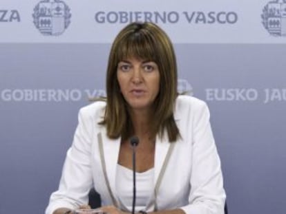 La portavoz del Gobierno Vasco, Idoia Mendia.