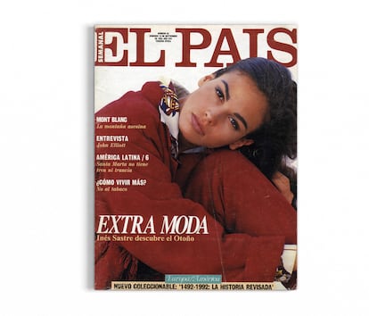 LLEGAN LAS ESPAÑOLAS (13.9.1992). La moda estaba de moda. Se había pasado de la nada al todo. Proliferaban las top españolas. Inés Sastre fue portada de otoño.