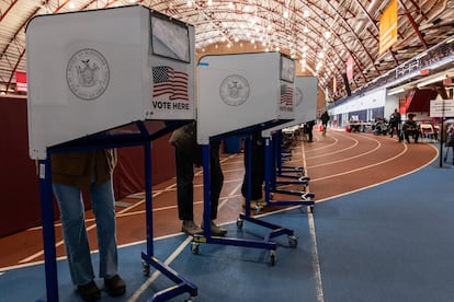 Punto de votación en Brooklyn (Nueva York), el 29 de octubre.