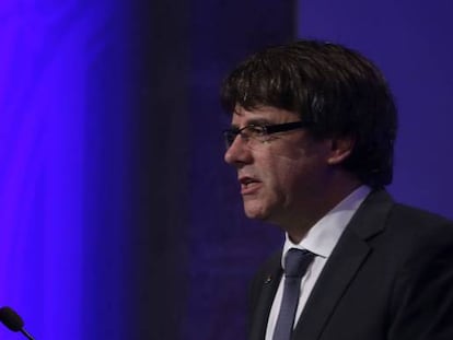 El presidente de la Generalitat, Carles Puigdemont.