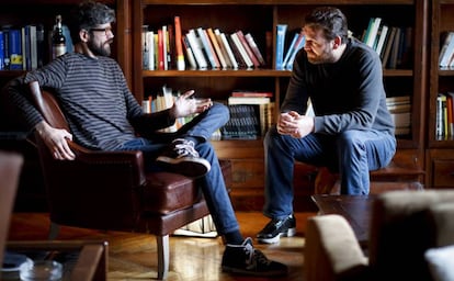 Javier Botet (i) y Hovik Keuchkerian (d).