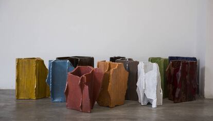 Una de les realitzacions de Blanca Casas per a la seva mostra &#039;Material sensible&#039;.