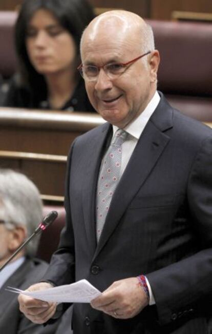 Duran Lleida, hoy en el Congreso, durante la sesi&oacute;n de control al Gobierno.