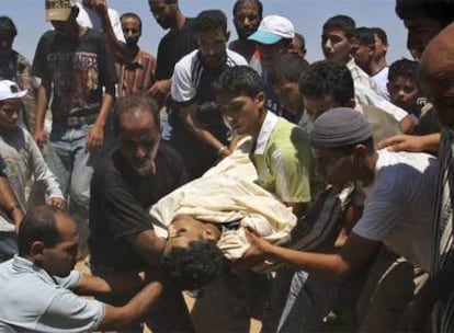 Funeral del joven palestino muerto a manos de soldados israelíes