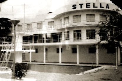 La desaparecida piscina Stella, en la calle de Arturo Soria.
