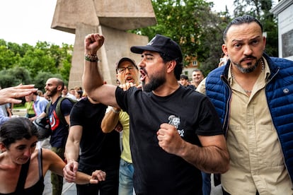 Alvise Pérez durante la campaña electoral.