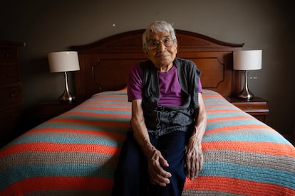 María Luisa Torres descansa en su habitación, en Querétaro.