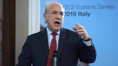 El secretario general de la OCDE, el mexicano Ángel Gurría.