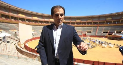 Jos&eacute; Antonio Nieto, en la plaza de toros de C&oacute;rdoba.