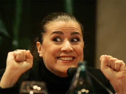 Cecilia Bartoli, ayer en el Teatro Real.