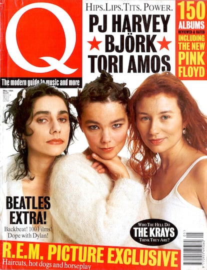 The famous ‘Q’ cover with PJ Harvey, Björk and Tori Amos.