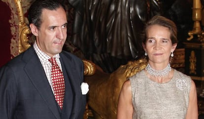 La infanta Elena y Jaime de Marichalar, en 2007.