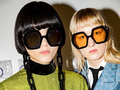 Nos colamos en el backstage de Gucci