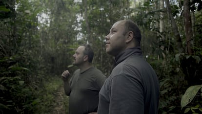 Los hermanos Iván y Alberto Guarizo, en 'Del otro lado'.