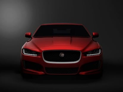 El rostro del nuevo XE, el pr&oacute;ximo turismo de tama&ntilde;o medio de Jaguar. 