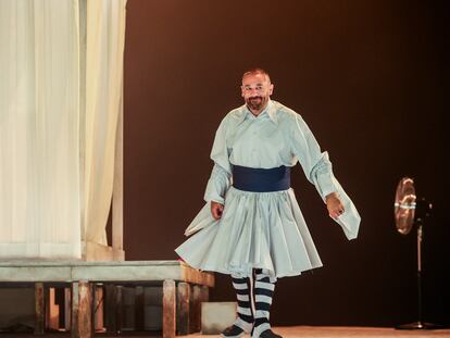 Pepon Nieto en 'La comedia de los errores', el 11 de octubre en los Teatros del Canal, en Madrid.