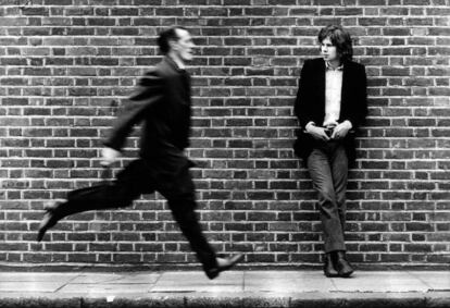 Nick Drake, retratado en Londres. 