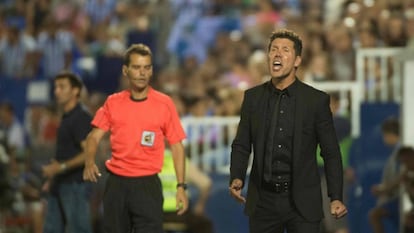 Simeone, en Butarque.