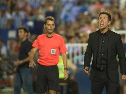 Simeone, en Butarque.