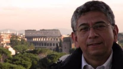 José Yactayo em Roma.