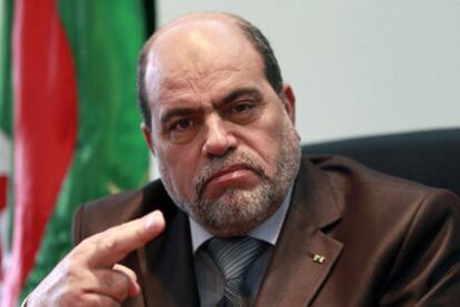 Buguerra Soltani, presidente del Movimiento para la Sociedad y la Paz (MSP), en Argel en marzo.